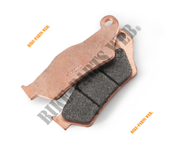 Brake pad set front