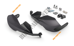 HANDGUARDS CLOSED BLACK