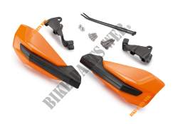 HANDGUARDS CPL. L+R ORANGE (79602084144, 7960218204404)