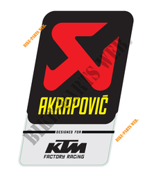 STICKER AKRAPOVIC OEM