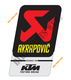 STICKER AKRAPOVIC OEM